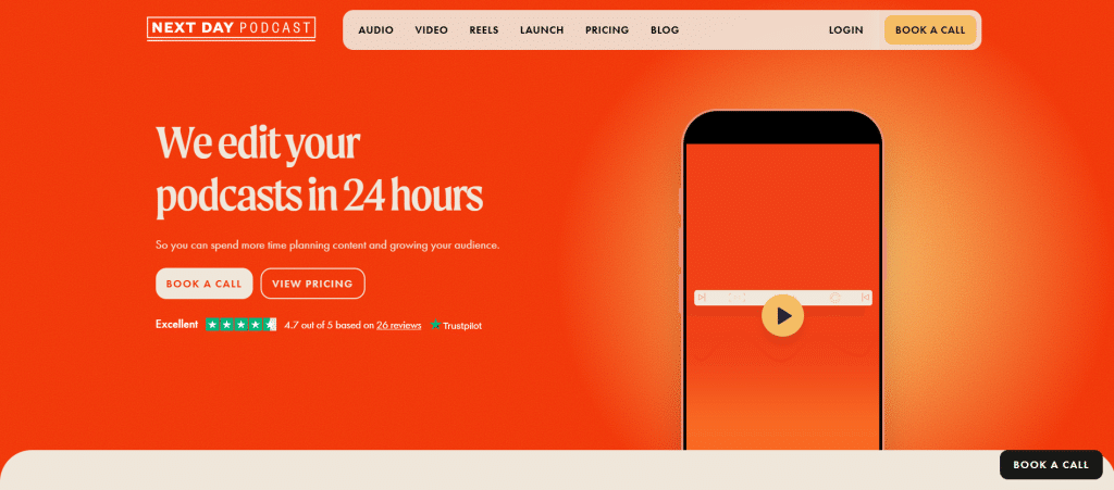 Next Day Podcast, an option for a podcast editing service for doctors